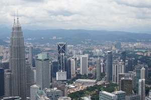 Kuala Lumpur skyline from Menara KL.